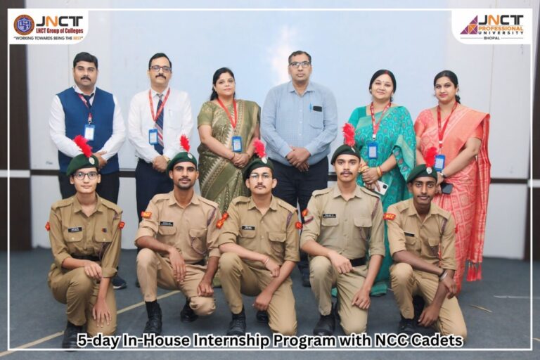 FINAL SESSION  5-Day In-House Internship with NCC Cadets at JNCT