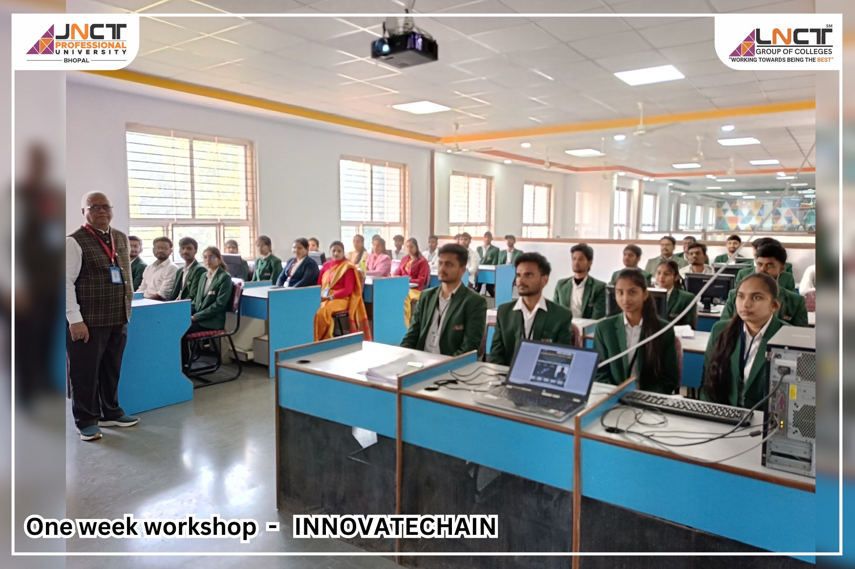 workshop on “InnovateChain” that explored the complexities of Blockchain