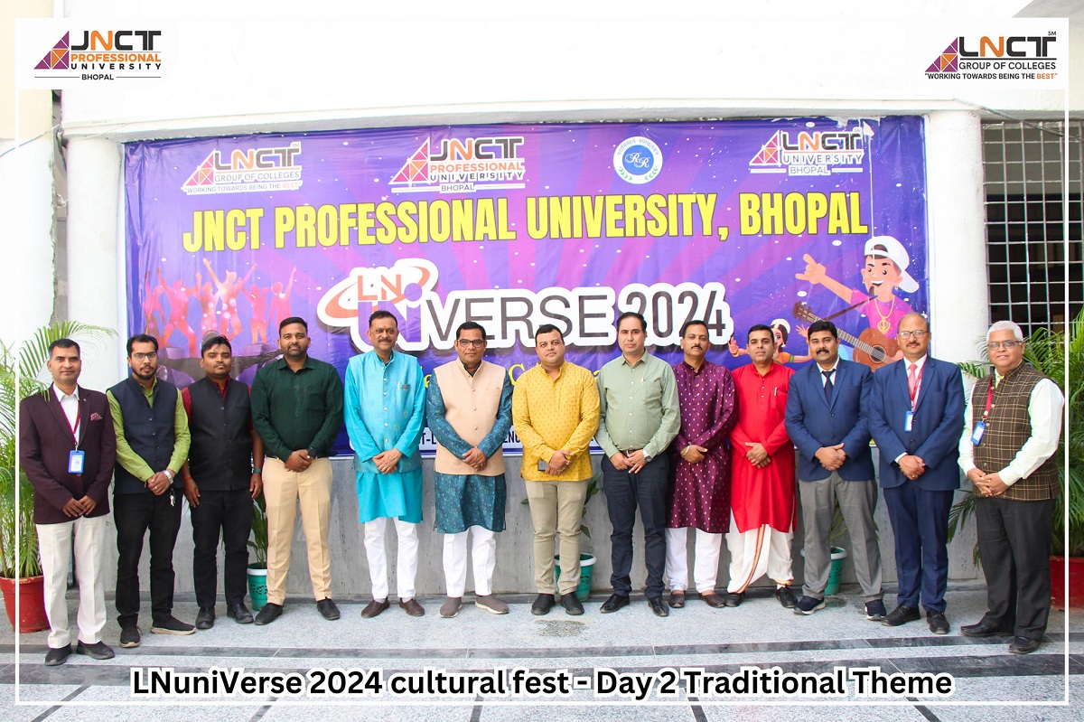 cultural fest at JNCT Professional University in 2024 TRADITIONAL THEME