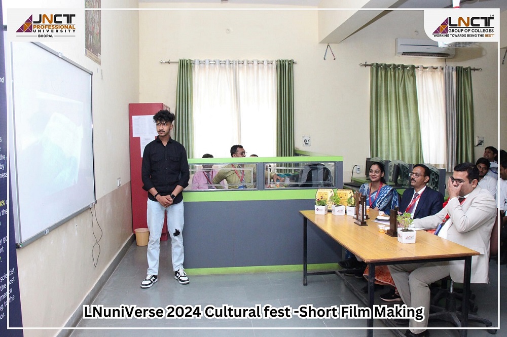 JNCT Professional University hosted an exhilarating Short Film Making Competition