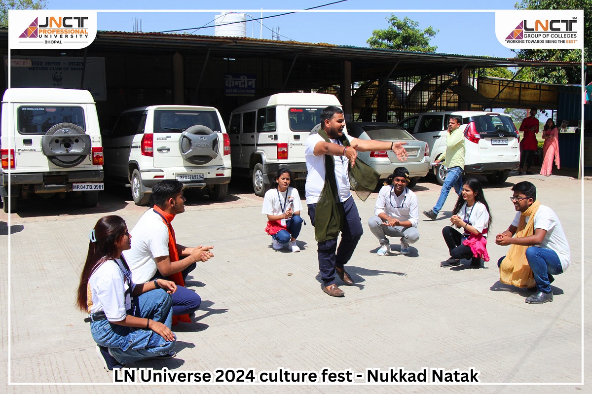Nukkad Natak event at JNCT Professional University