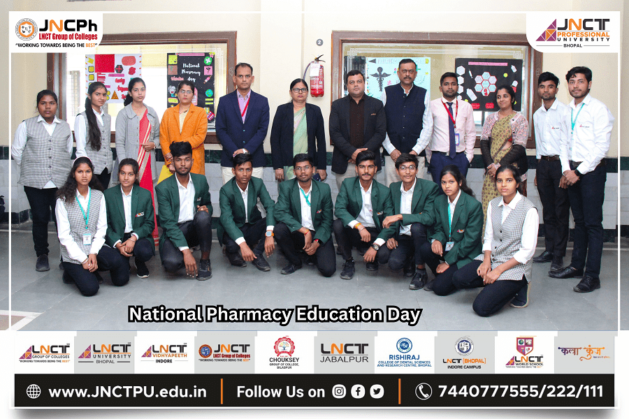 Birth Anniversary of Prof. Mahadeva Schroff and National Pharmacy Education Day at JNCT Professional University.