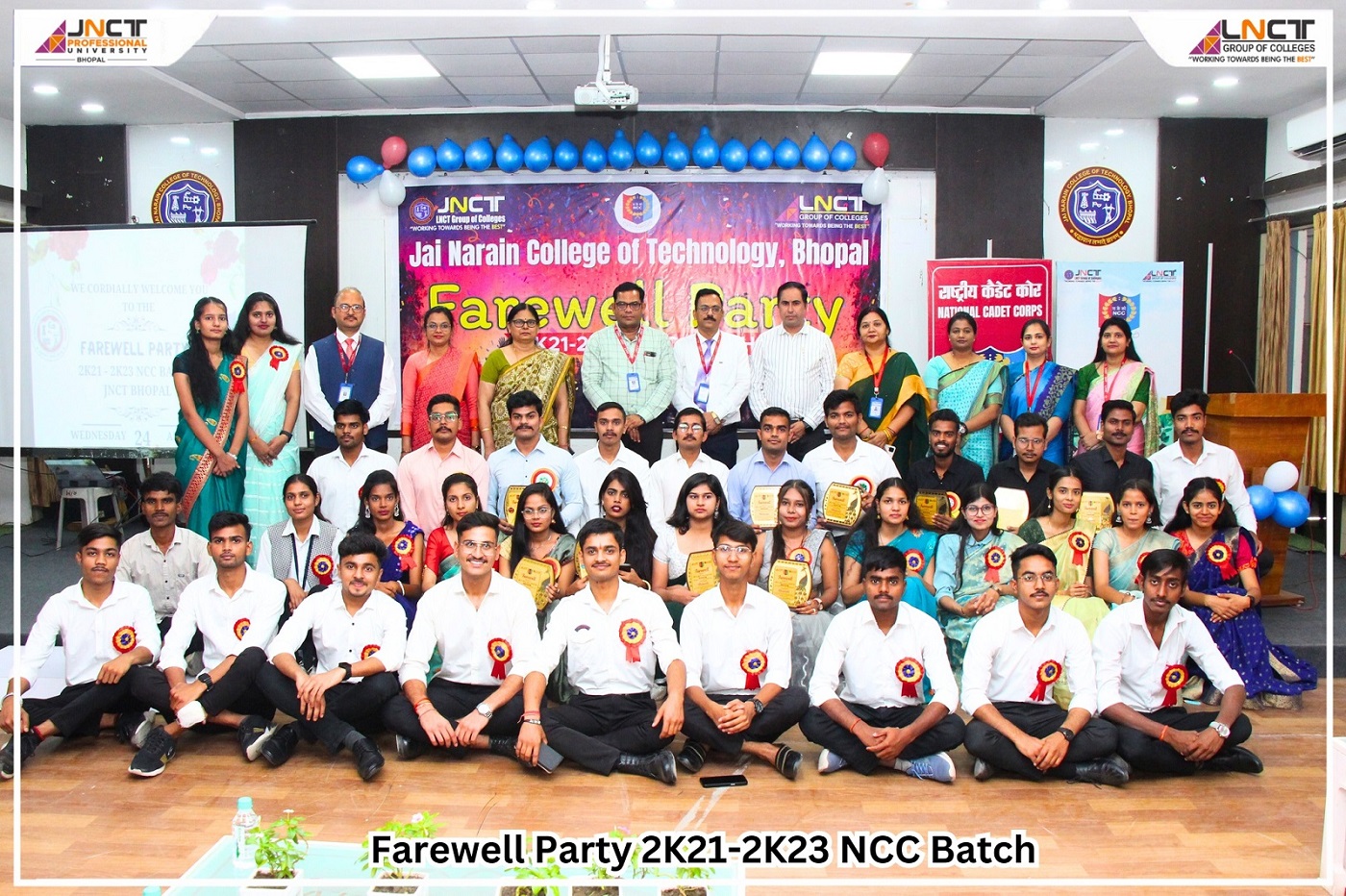 Celebrated the Journey: Farewell Party 2K21 – 2K23 NCC Batch at JNCT, Bhopal 