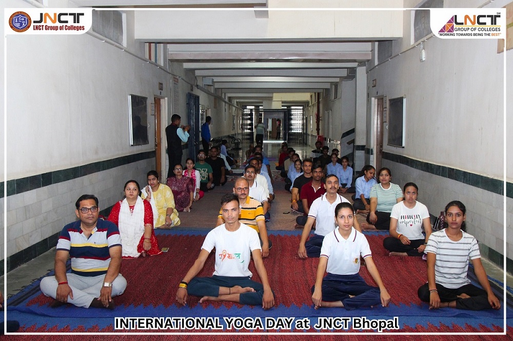 10th International Yoga Day at JNCT Bhopal