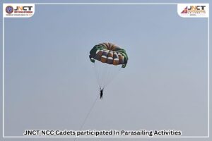 NCC Cadets are participating in the Parasailing Activity 2