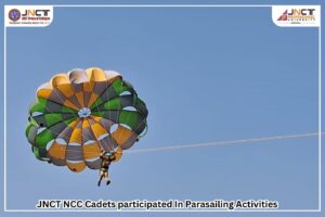 NCC Cadets are participating in the Parasailing Activity 4