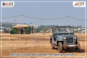 NCC Cadets are participating in the Parasailing Activity 5